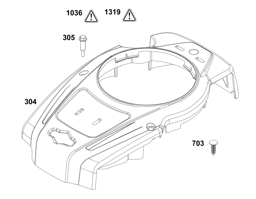 Blower Housing Group Diagram and Parts List for 123P02-0014-H5 100000 - 19Z999 Briggs and Stratton Engine